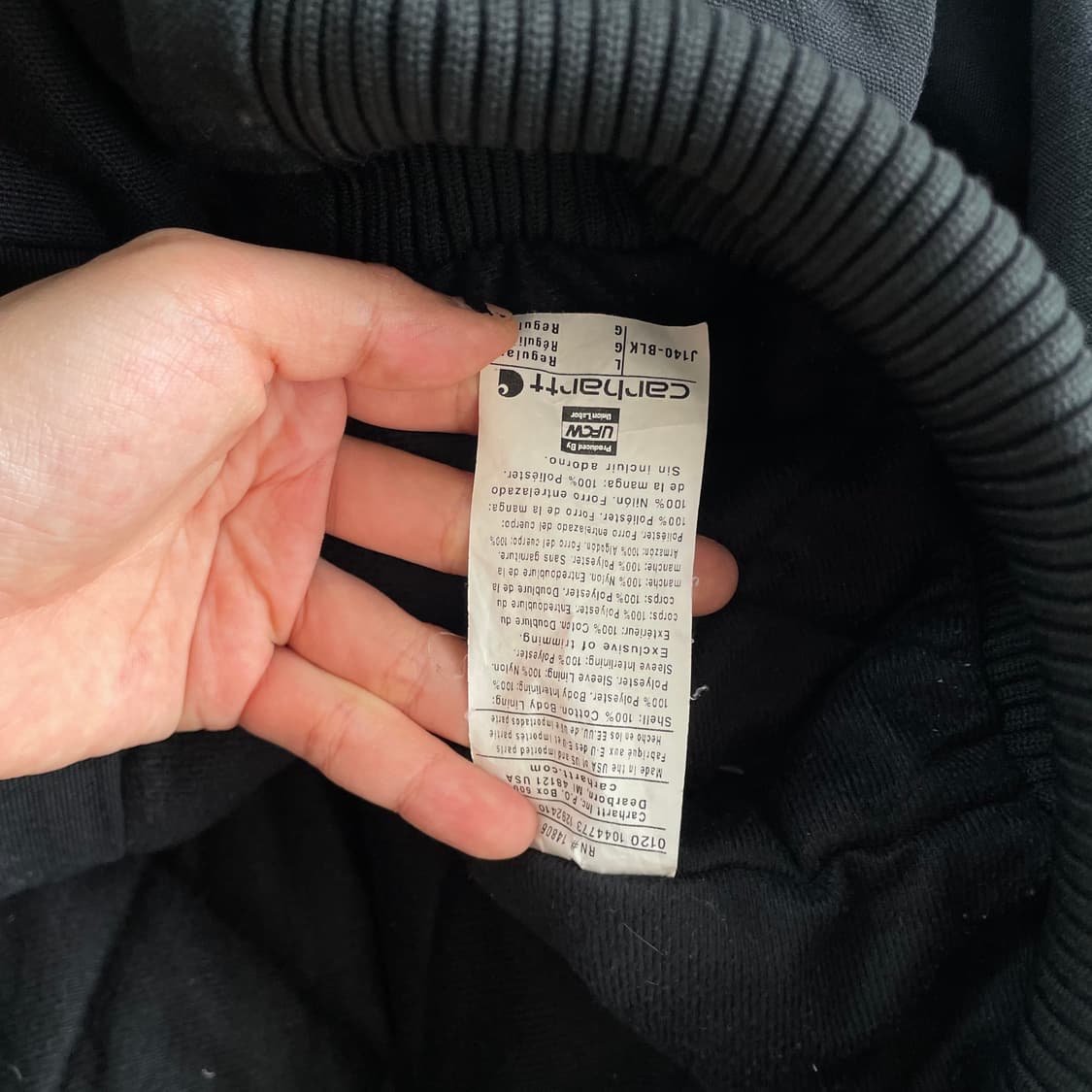 Carhatt  칼하트 og u.s.a 엑티브 블랙 자켓 상품이미지6