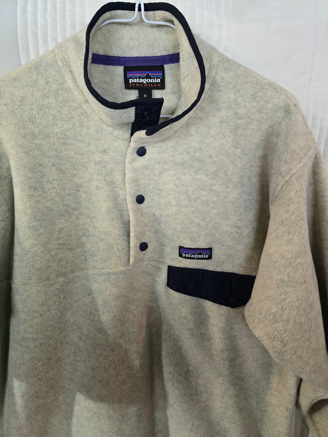 파타고니아 신칠라 플리스 M 아이보리 상품이미지1