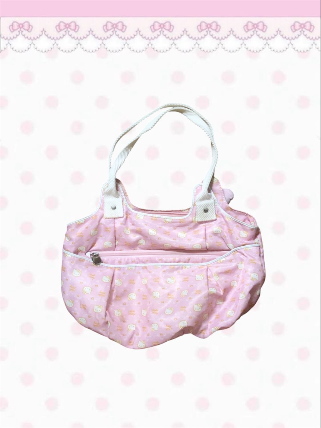 빈티지 Hello kitty 딸기우유 히메 숄더백 갸루 핀터레스트 산리오 상품이미지2