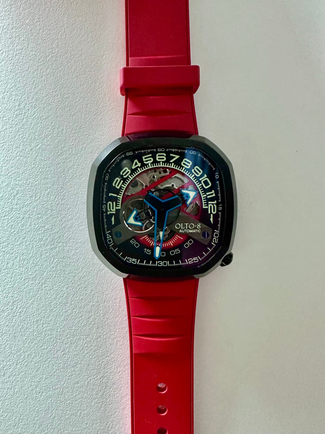 기계식 스켈레톤 올토8한정판 인피니티 오토매틱 희귀 대시보드 레이싱 상품이미지1