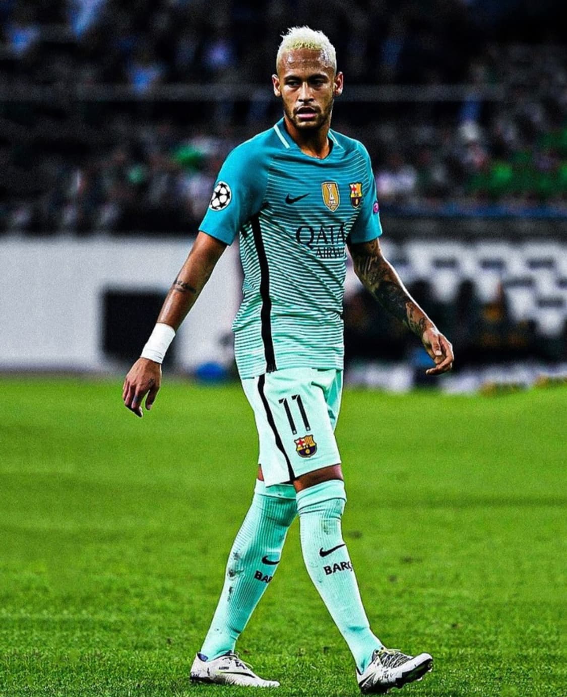 16-17 바르셀로나 써드킷 네이마르 유니폼 L 상품이미지9