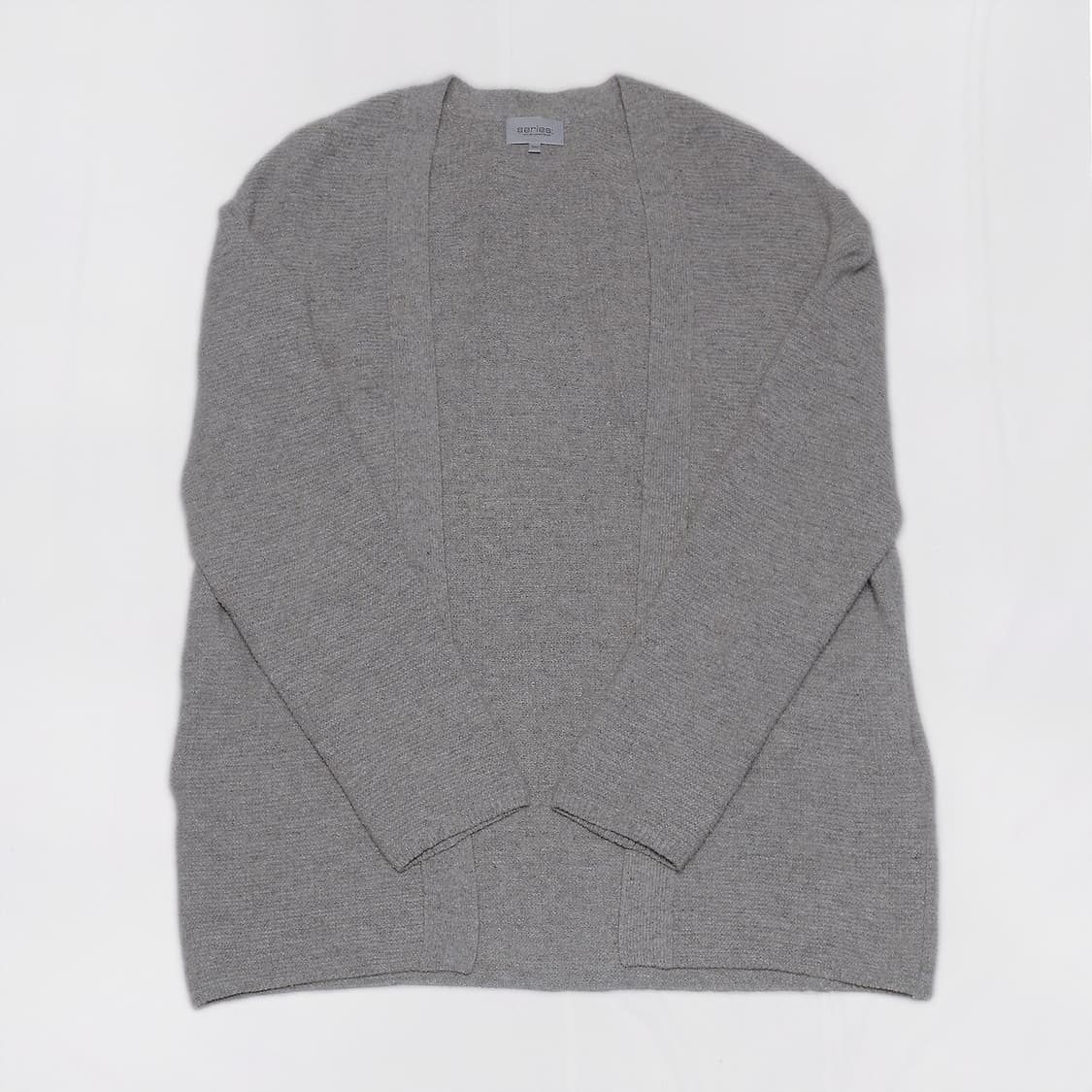 시리즈 버튼리스 울캐시미어 트위드 믹스 니트 가디건 (100) 상품이미지2