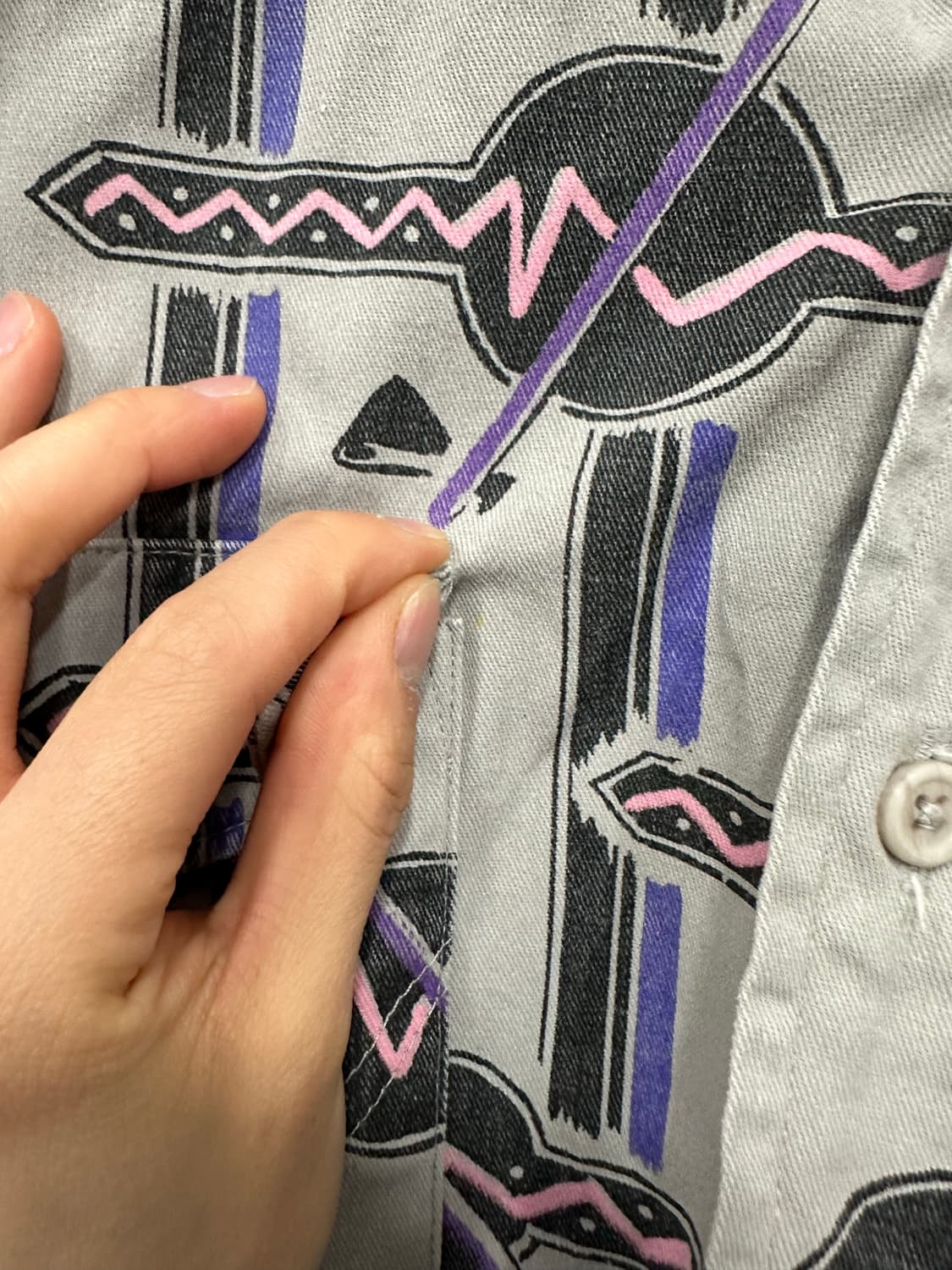 랭글러 패턴 셔츠 상품이미지5