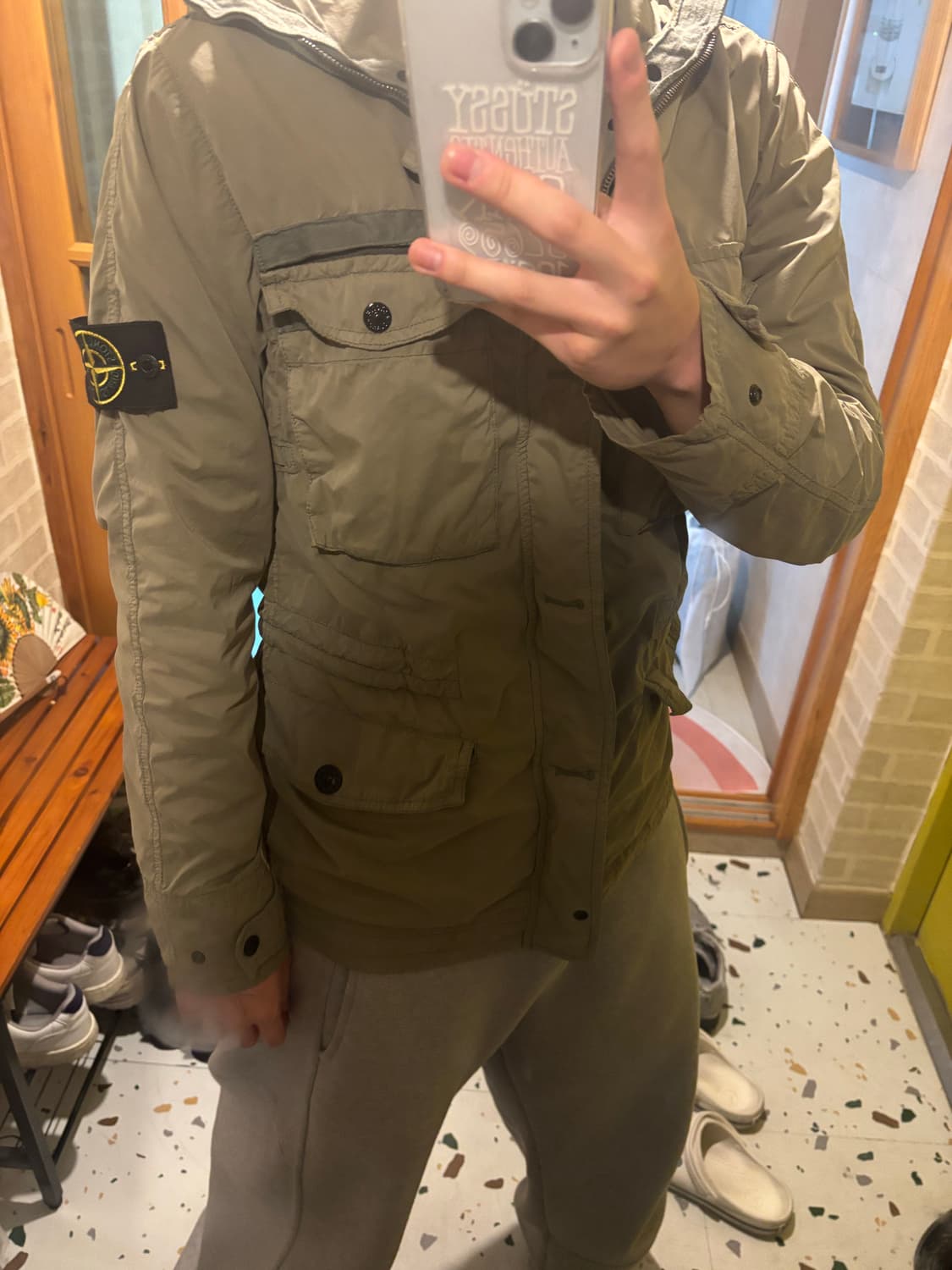 스톤아일랜드 다비드 라이트 tc자켓 90(실사이즈 95-100) 상품이미지9