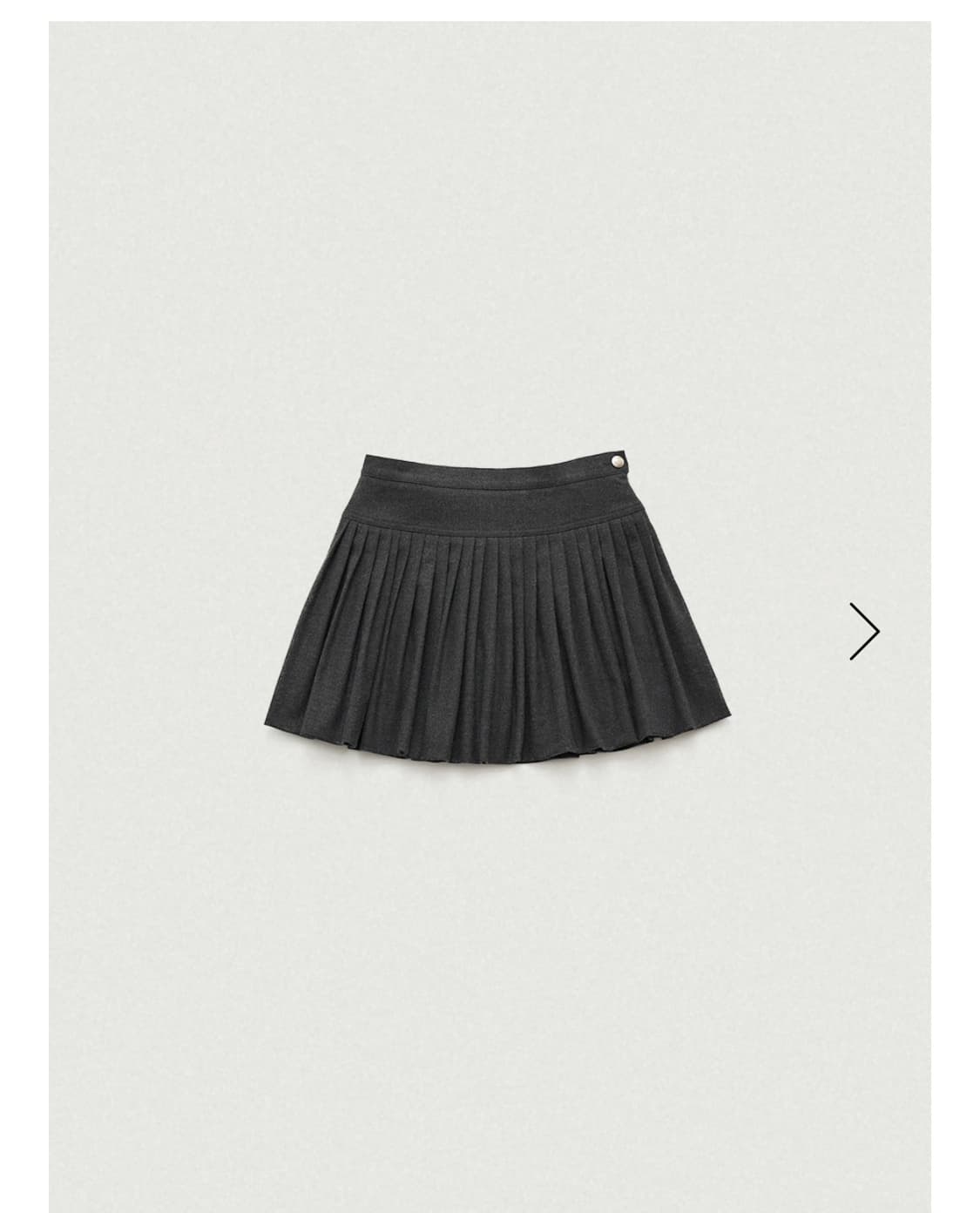 더바넷 Karelian Pleats Mini Skirt_Charcoal 상품이미지1