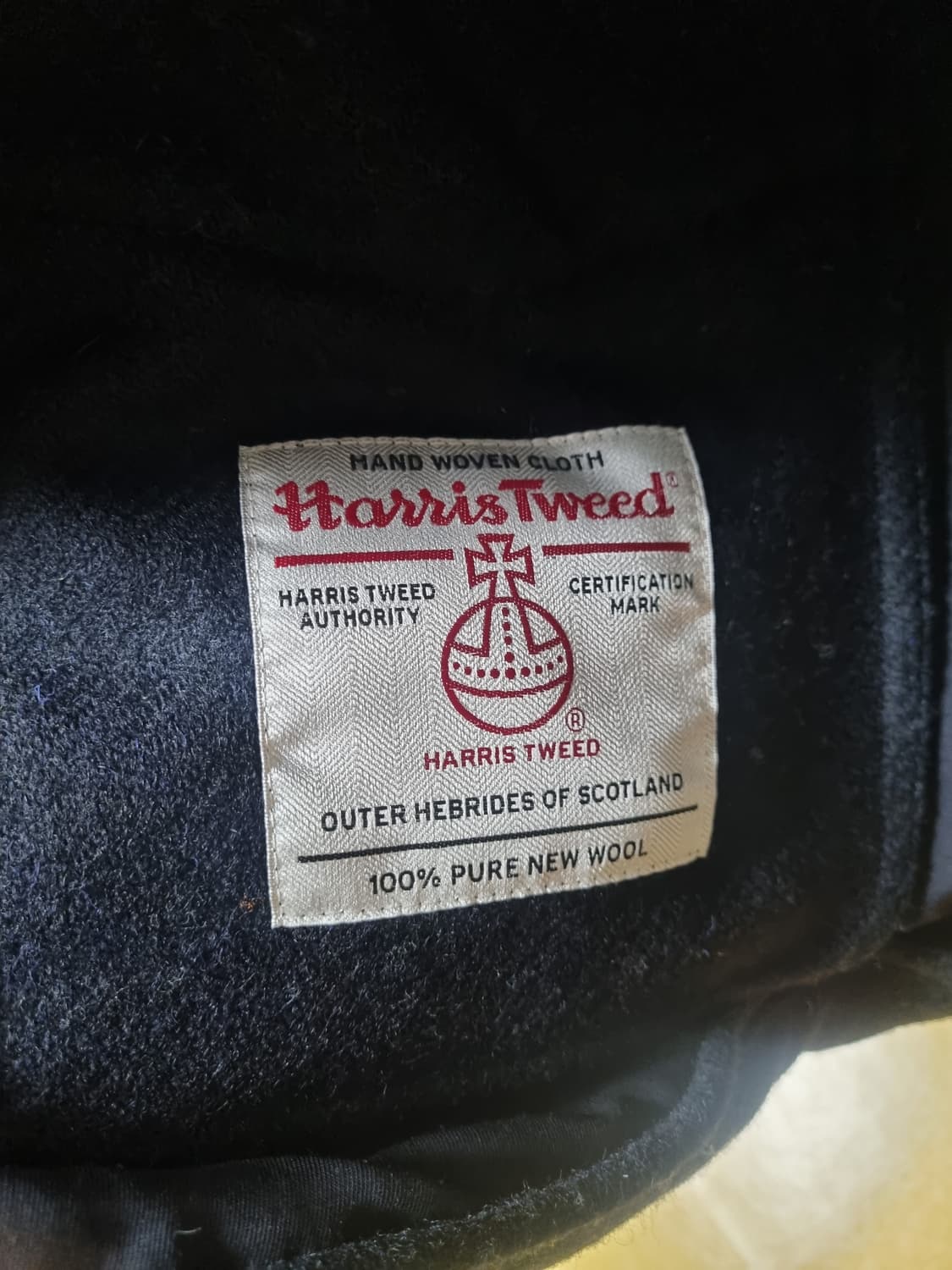 포터리 해리스 트위드 베스트 네이비 2사이즈 상품이미지2
