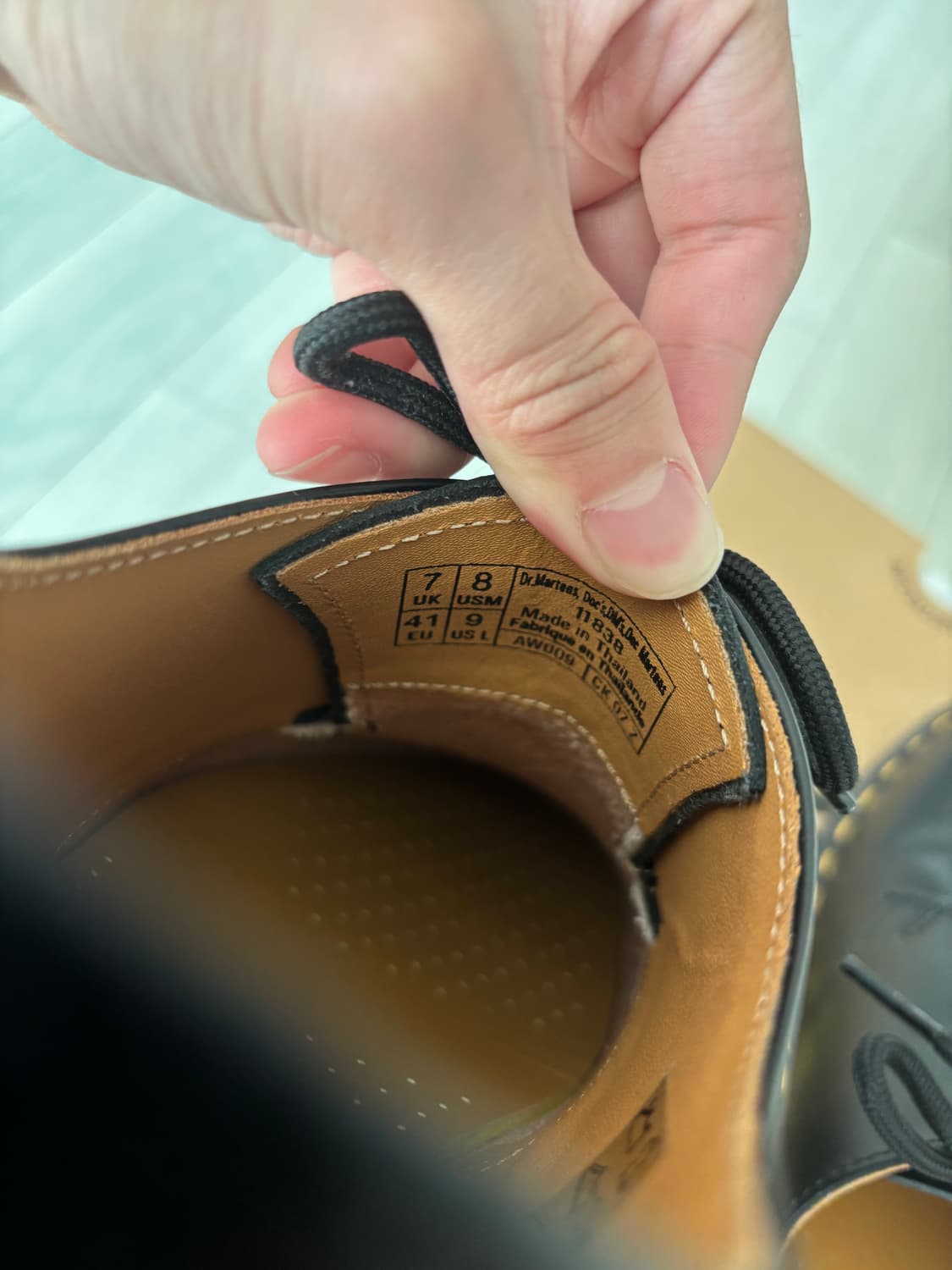 닥터마틴 1461 스무스 260사이즈 uk7 블랙 상품이미지5