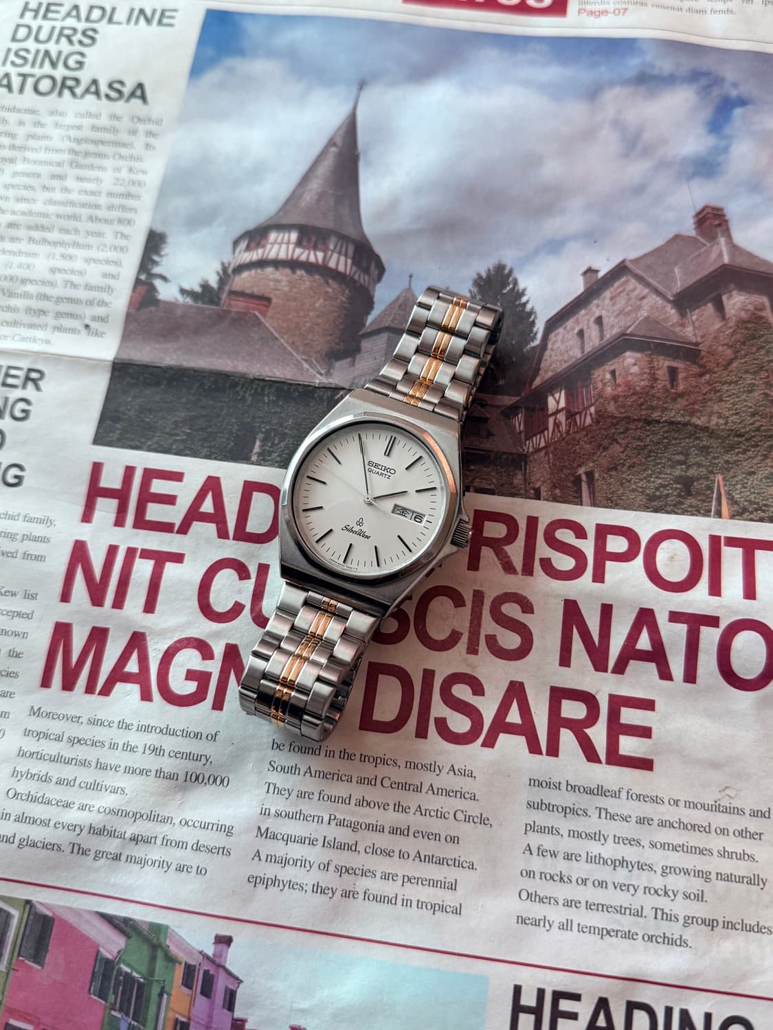 세이코 Seiko 실버웨이브(SilverWave) 데이데이트 콤비  상품이미지2