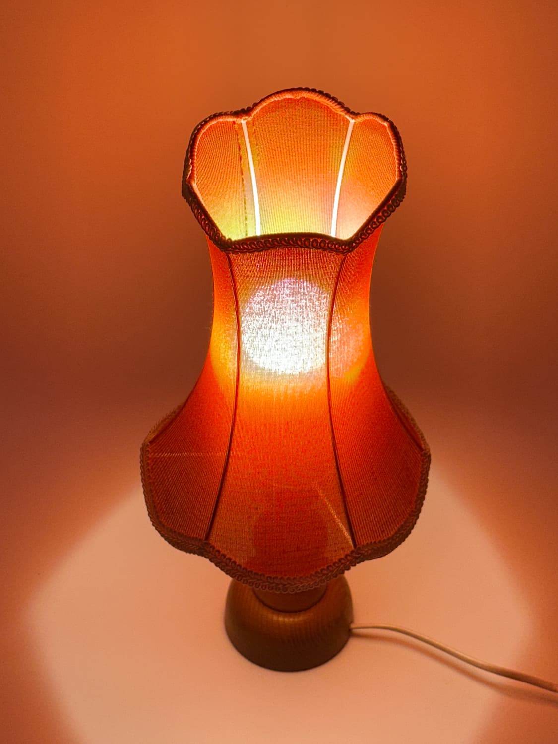 80’s 독일 빈티지 패브릭 조명 테이블 레트로 앤틱 미드센츄리 상품이미지4