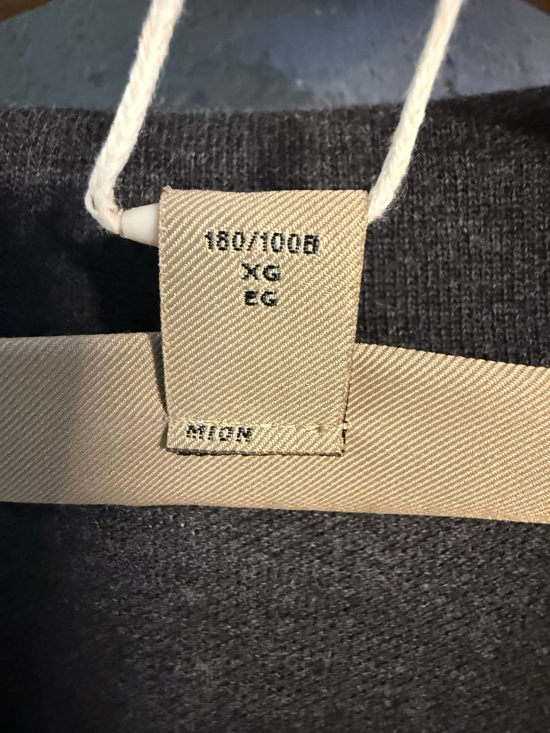 XL 버버리 BURBERRY 런던 노바체크 카라 PK 티셔츠 차콜 상품이미지7