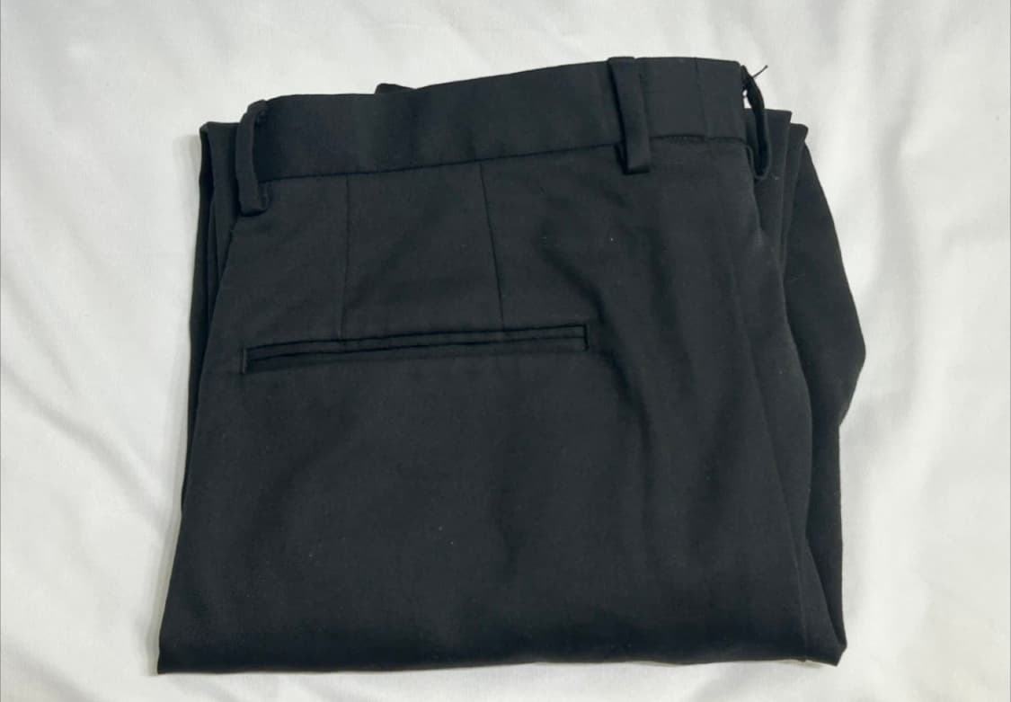 엘무드 원버튼 크롭 슬랙스 상품이미지2