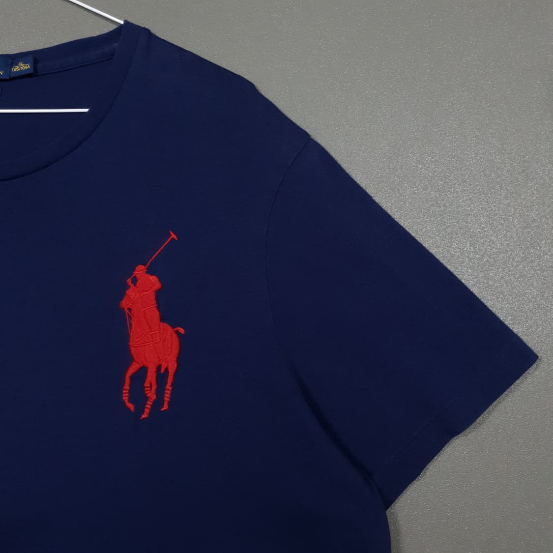 XL) 폴로랄프로렌 USA 성조기 빅포니 라운드 반팔 티셔츠 커스텀핏 상품이미지3