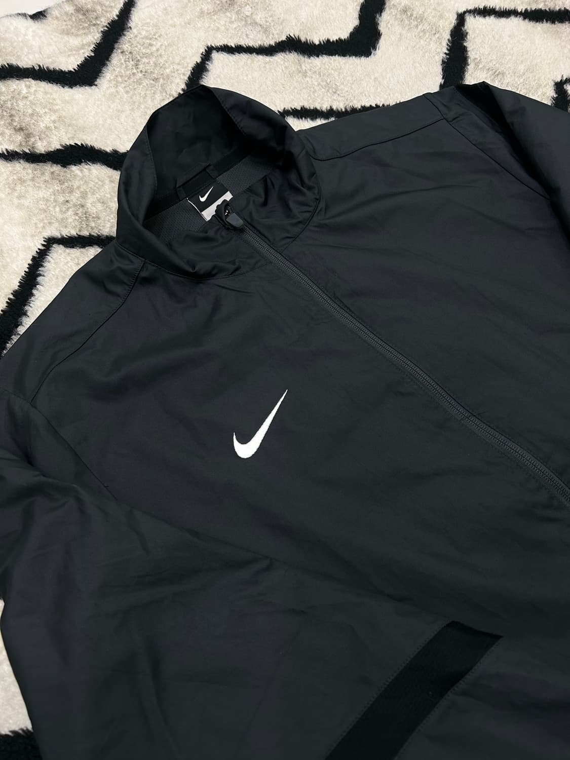 [XL]나이키 스우시 사이드라인 우븐 바람막이/블랙 상품이미지1