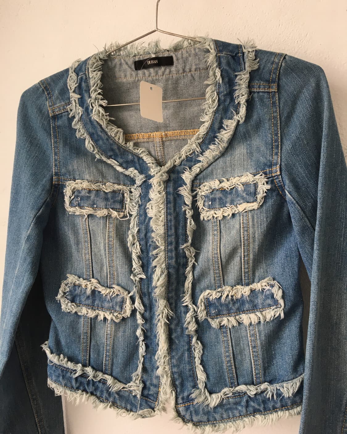 Fringe point denim jacket 상품이미지4