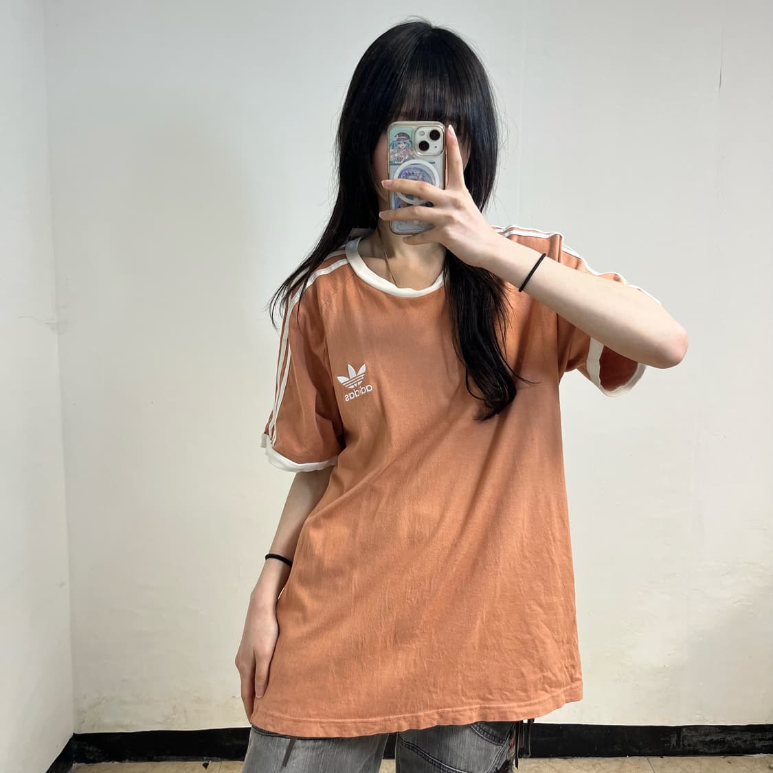 Adidas apricot ringer tee 상품이미지1