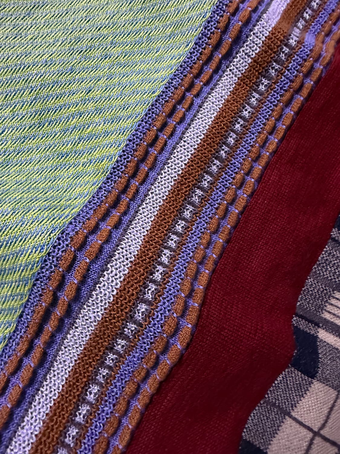 우영미 패치워크 니트 베스트 상품이미지6