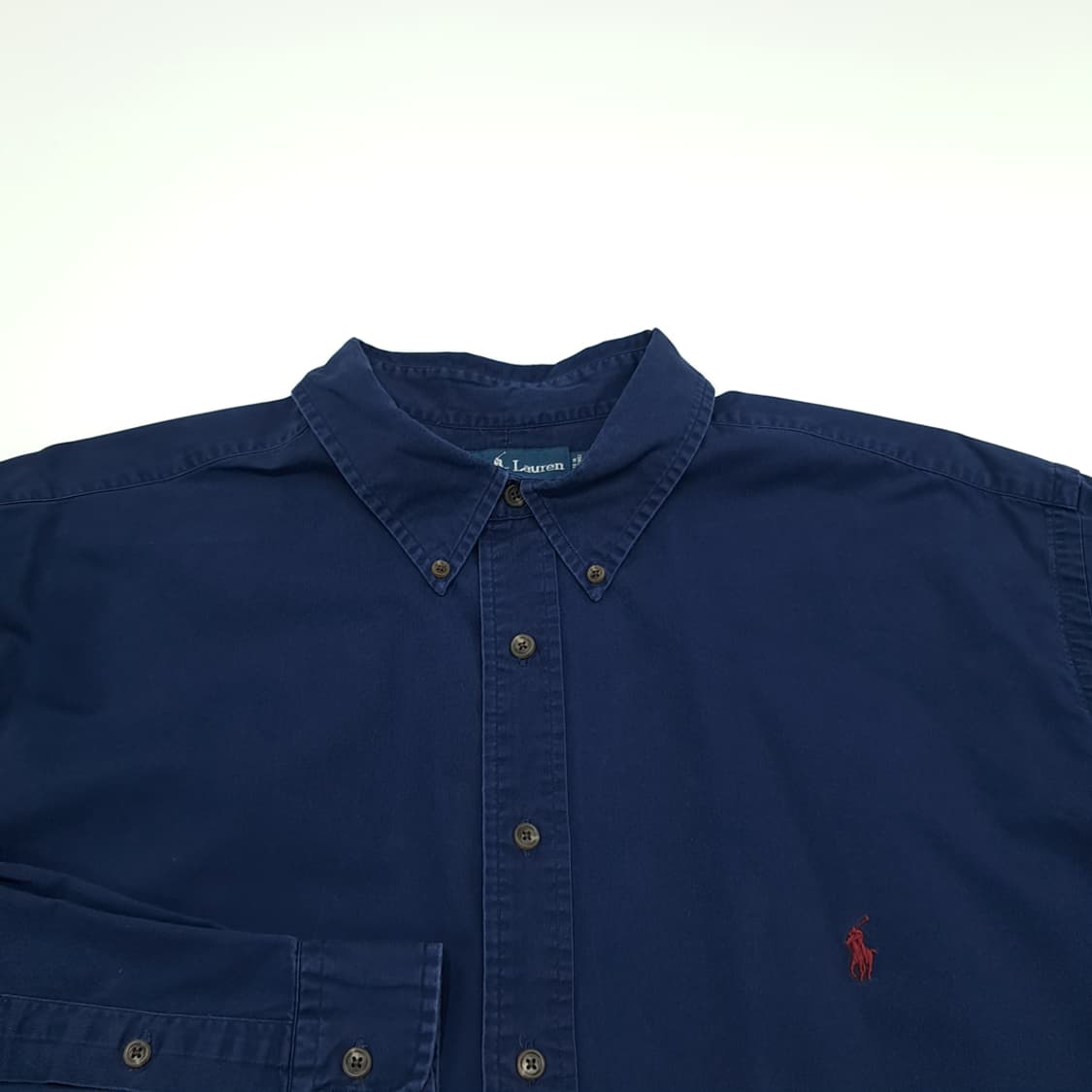 CN913 2XLT 폴로 랄프로렌 네이비 긴팔 셔츠 남방 상품이미지3