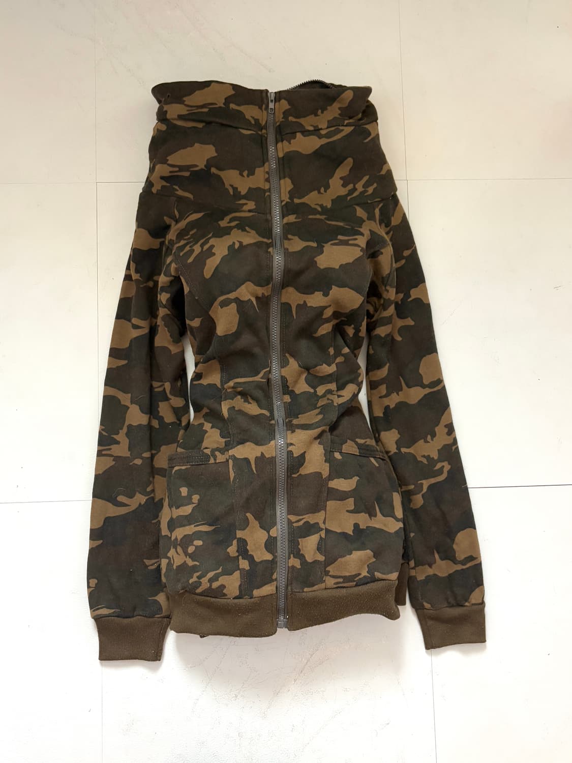 • Military High Neck Hooded Zip-Up 상품이미지6