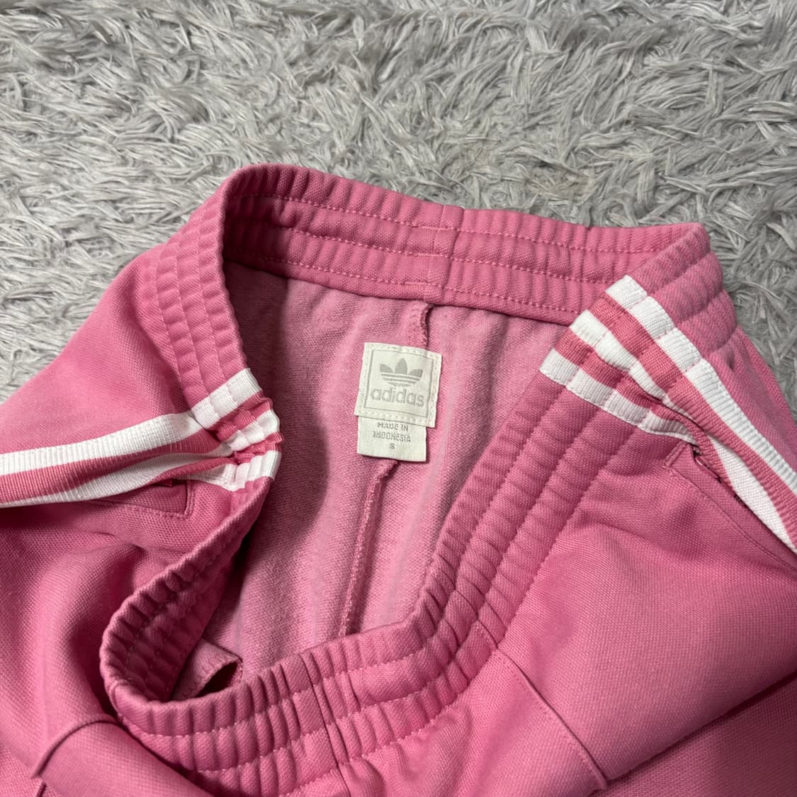 아디다스 핑크 삼선 세미부츠 팬츠 상품이미지4