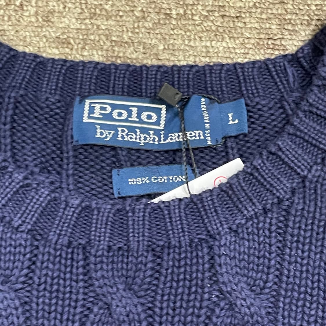 (L) POLO 폴로 랄프로렌 케이블 니트 상품이미지7