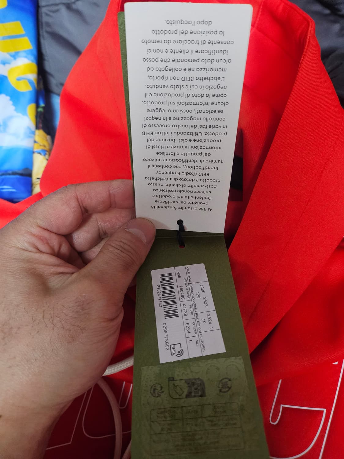 구찌 오렌지 후드 새상품 L 95~100 상품이미지4