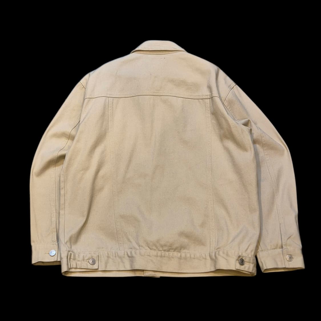 XL(착샷잇음) 베이지 면 트러커자켓  상품이미지2