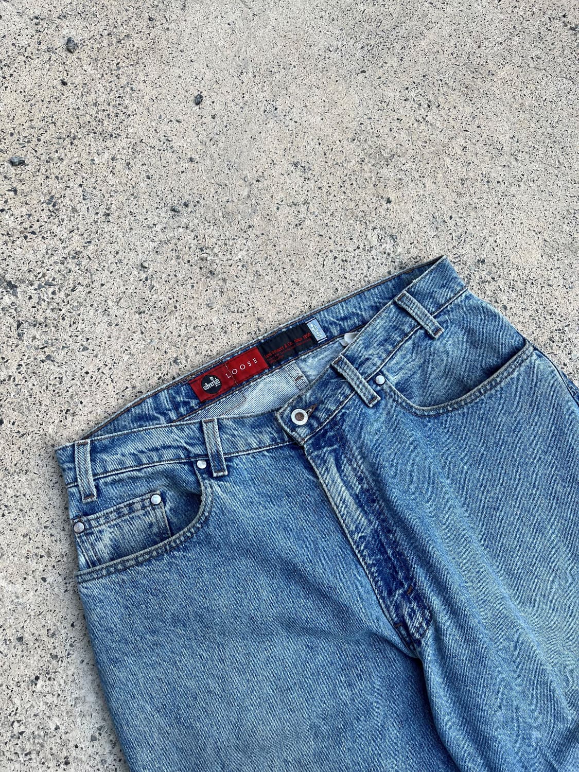 90s USA made Levi's Silver Tab 연청 상품이미지3