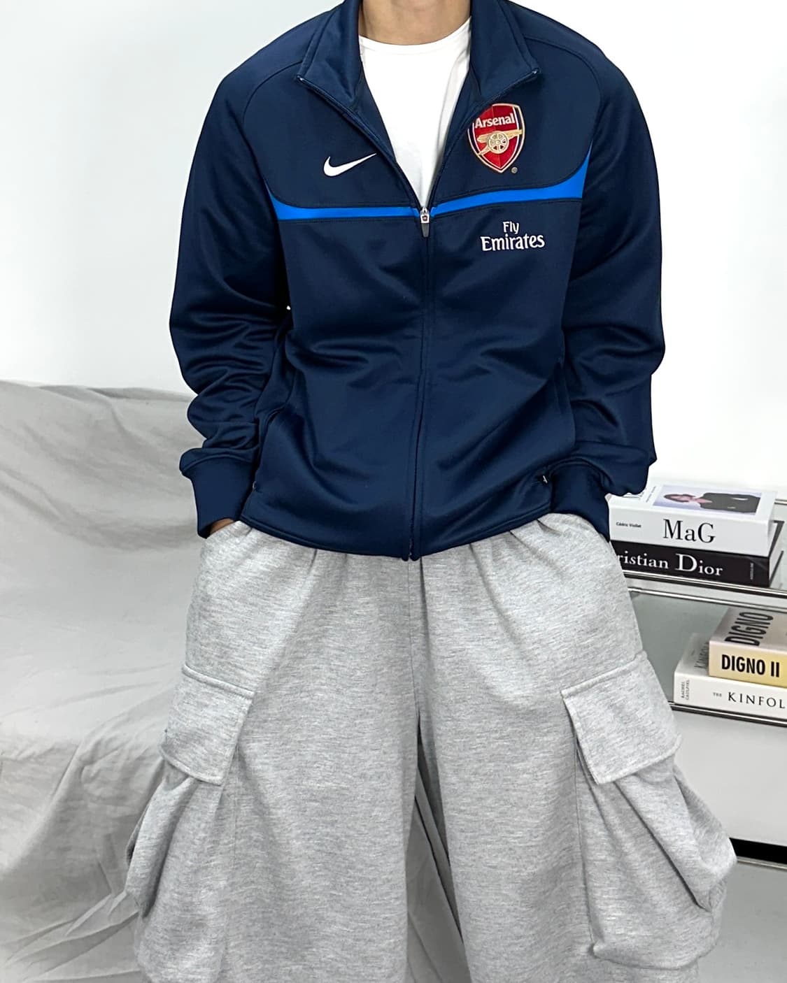 나이키 아스날 빅로고 트랙탑 져지 L 상품이미지1