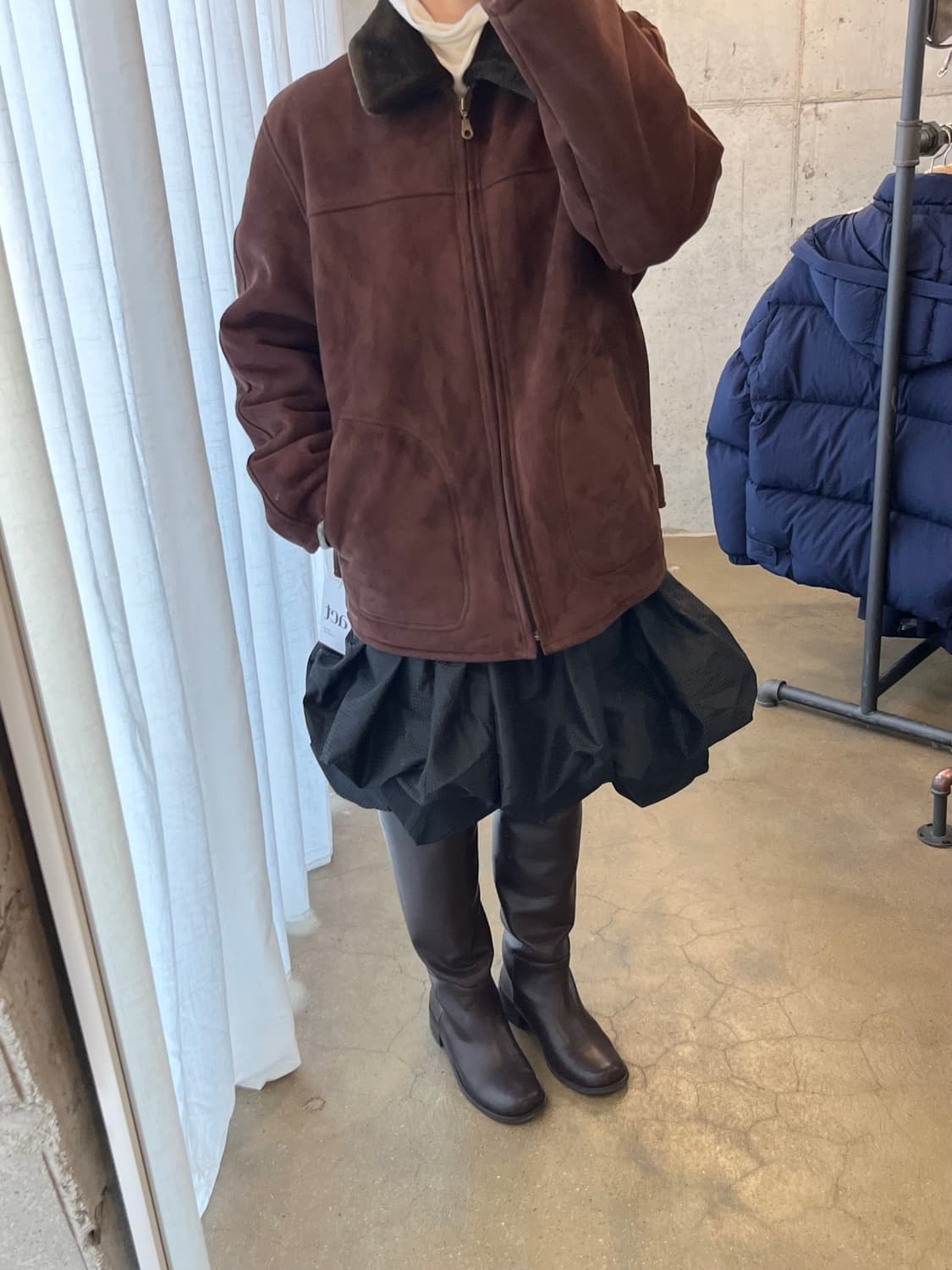 rene 벌룬 스커트 블랙 상품이미지4