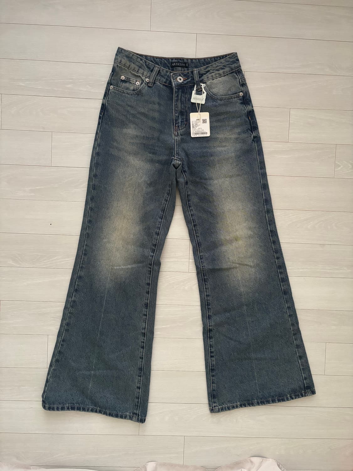 [Ariseism] 새제품 Simona pants 시모나 워싱 와이드 팬 상품이미지4