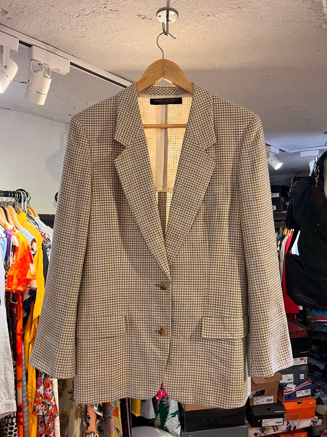 브룩스 브라더스 린넨 하운드투스 블레이저 (일본제) 상품이미지2
