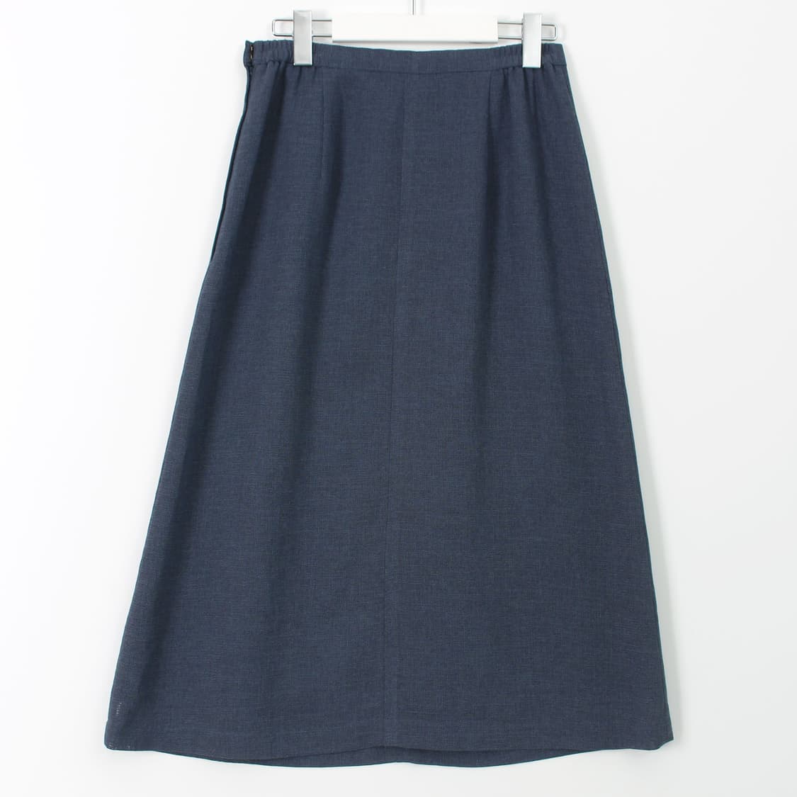 일본 빈티지 네이비 블루 여름 드레스 블라우스 스커트 셋업 투피스 상품이미지9