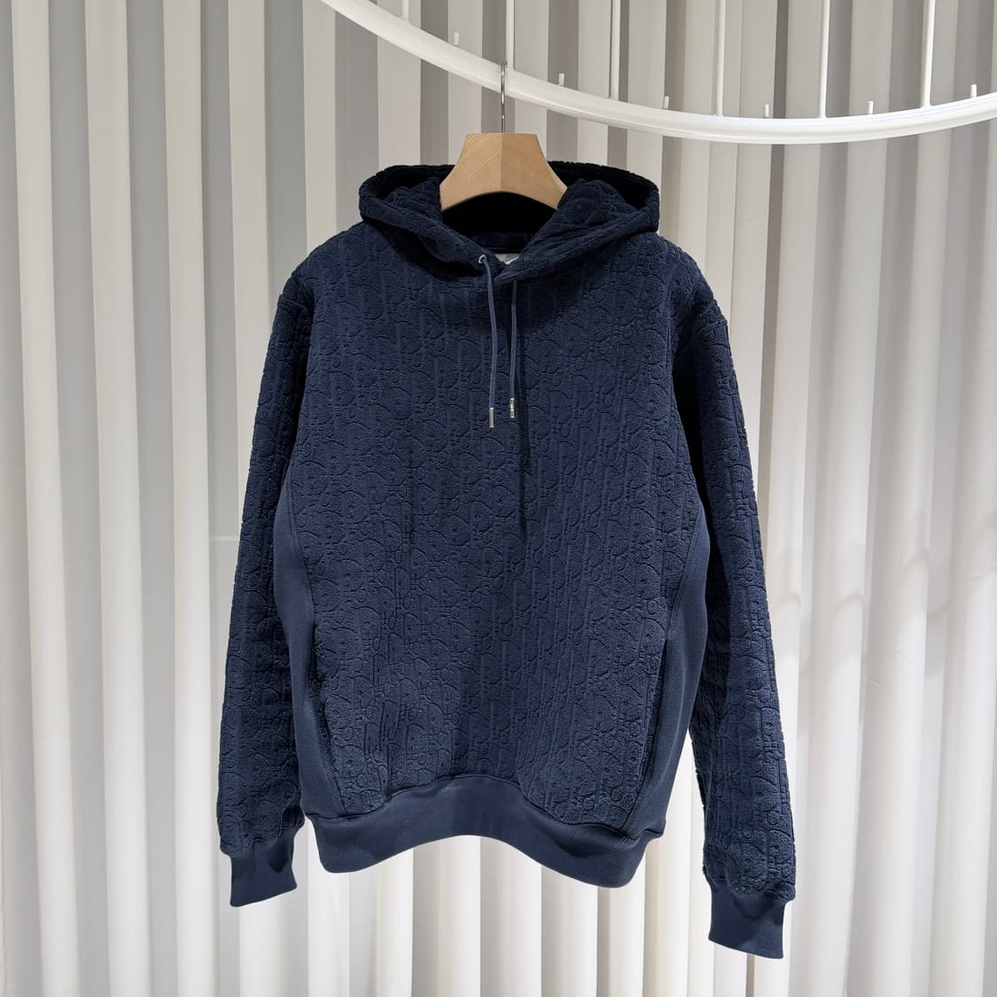 (S+/L) / 디올 오블리크 네이비 후드 티셔츠 상품이미지1