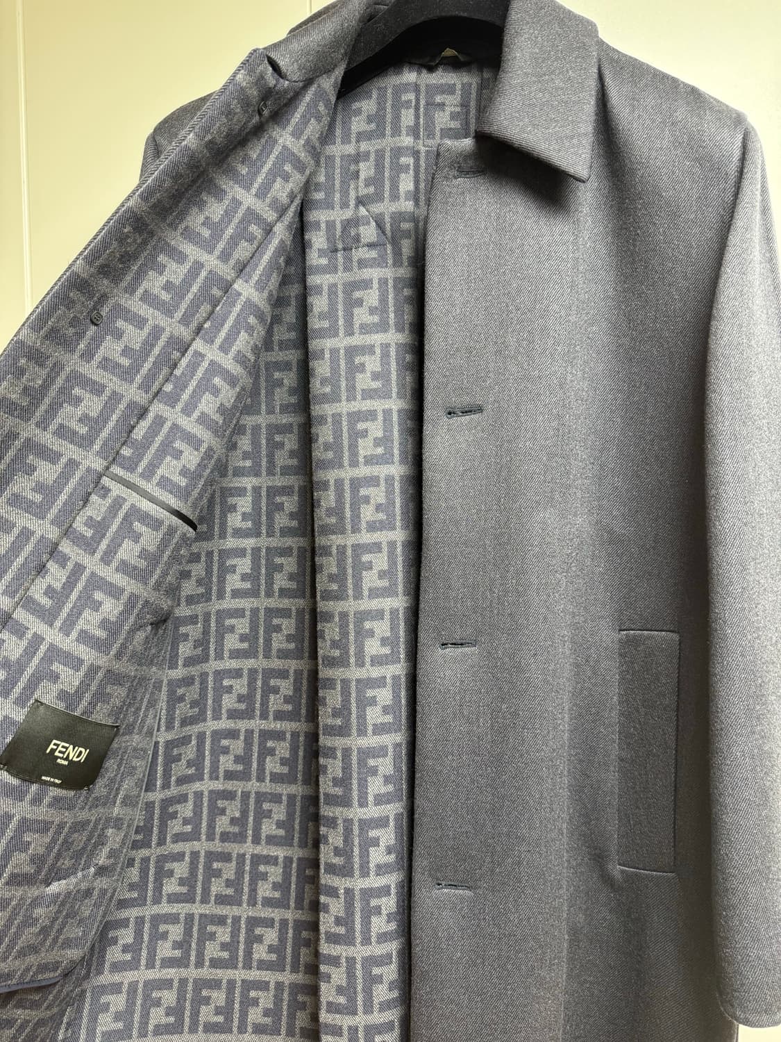 펜디 FF 자카드 백 플리츠 싱글 코트 IT48 (100) 상품이미지2