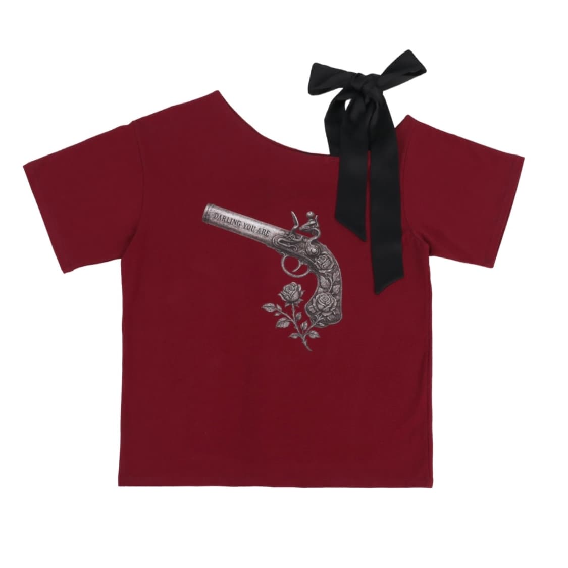 달링유어배드 원숄더 오프숄더 티 상품이미지2