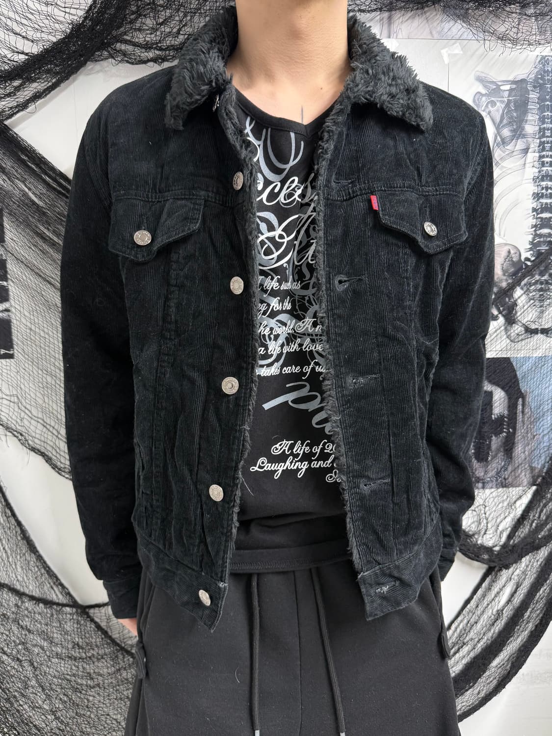 Edwin 503 Fur detailed coduroy jacket  상품이미지3