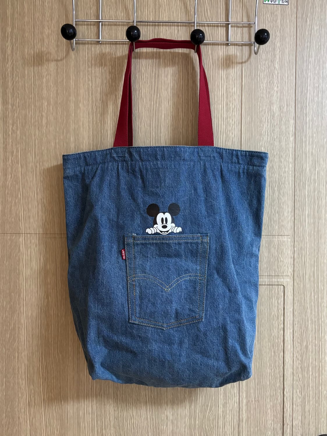 리바이스 X 디즈니 콜라보 데님 에코백 상품이미지1