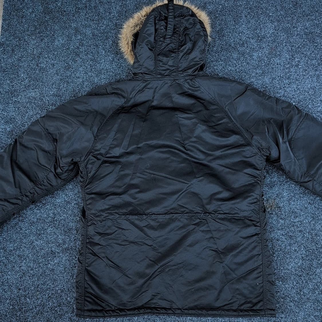 80s~90s 미공군 납품용 알파 인더스트리 N-3B 파카 블랙 상품이미지9