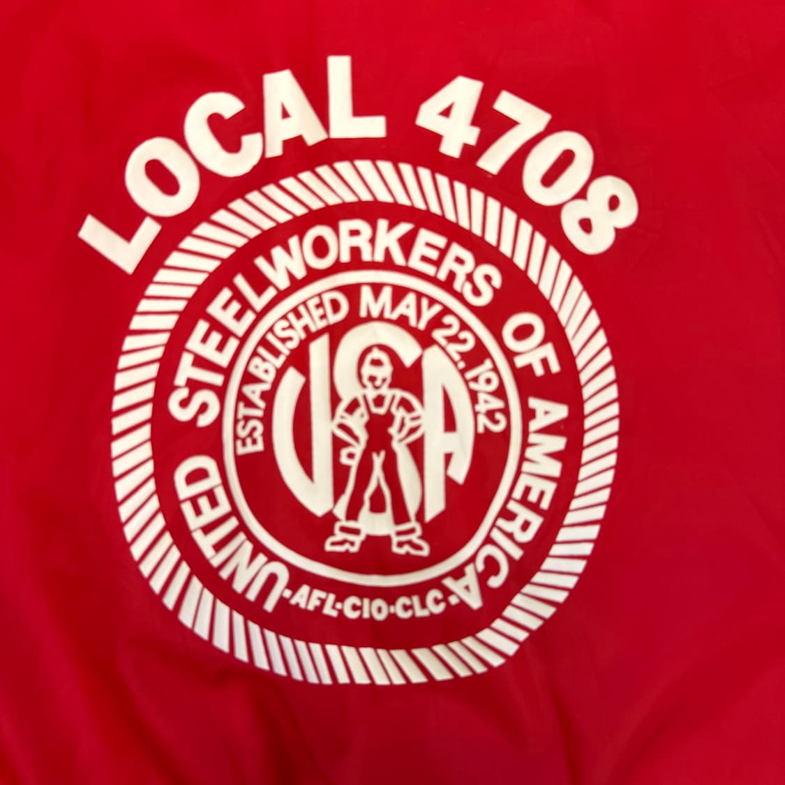 USA 빈티지 바시티자켓 레드 상품이미지3