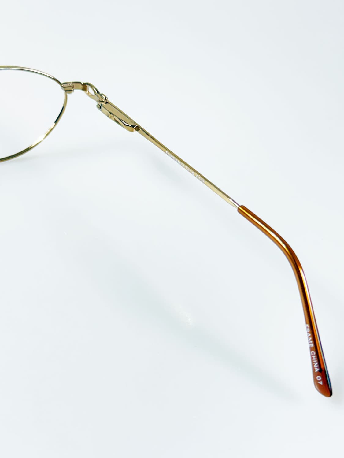 Fundamentals 골드 슬림 오벌 메탈 프레임 빈티지 안경 상품이미지7
