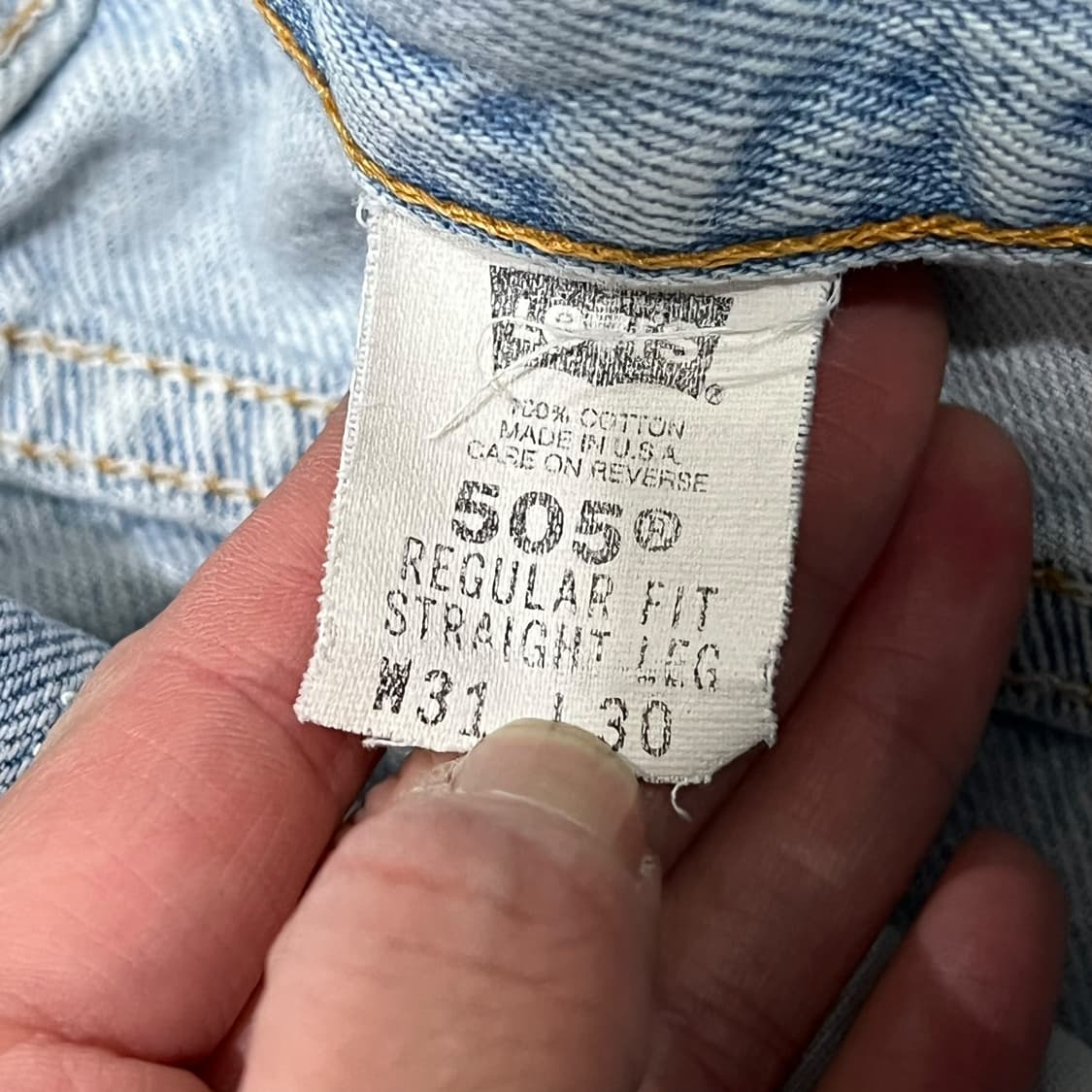 usa 리바이스 505 데님팬츠 s08432 상품이미지8