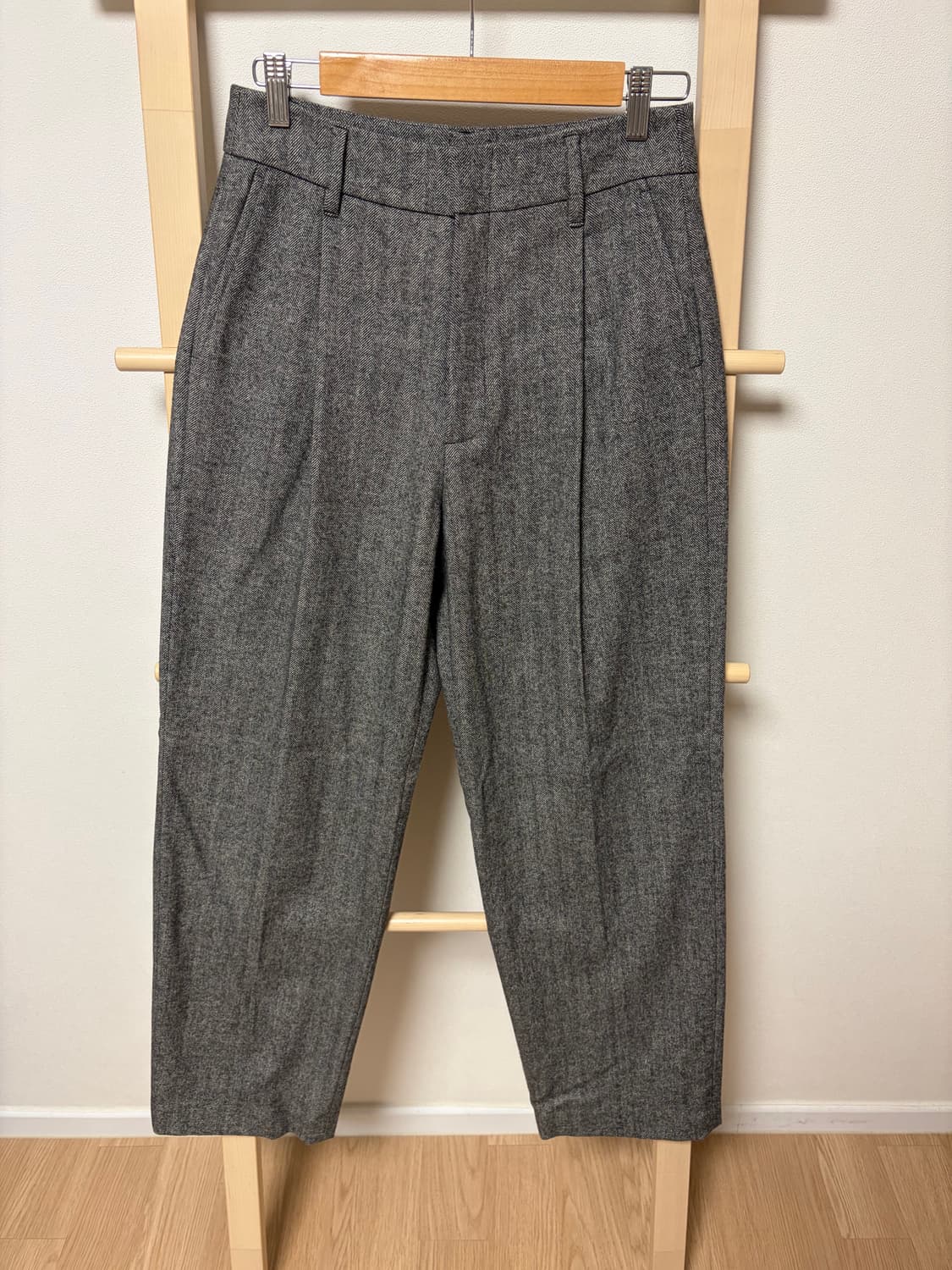 포니테일 베로나 해링본 슬랙스 상품이미지3