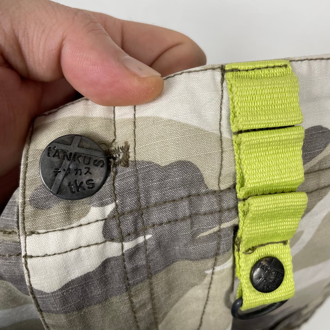 TANKUS 카모 자수 카고팬츠 상품이미지3