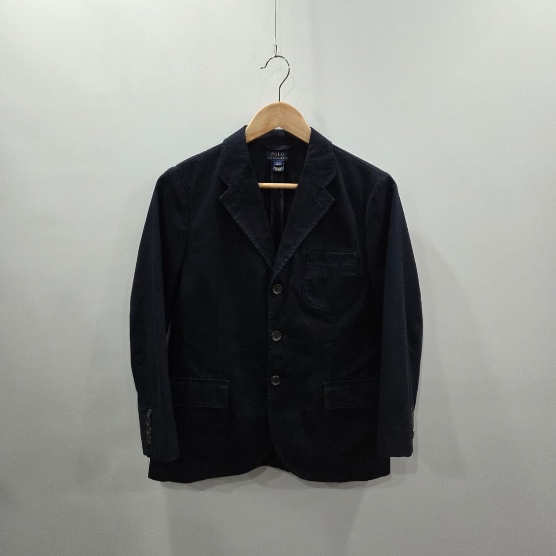폴로랄프로렌 보이즈 코튼 블레이저 자켓 네이비 L/14/16 상품이미지1