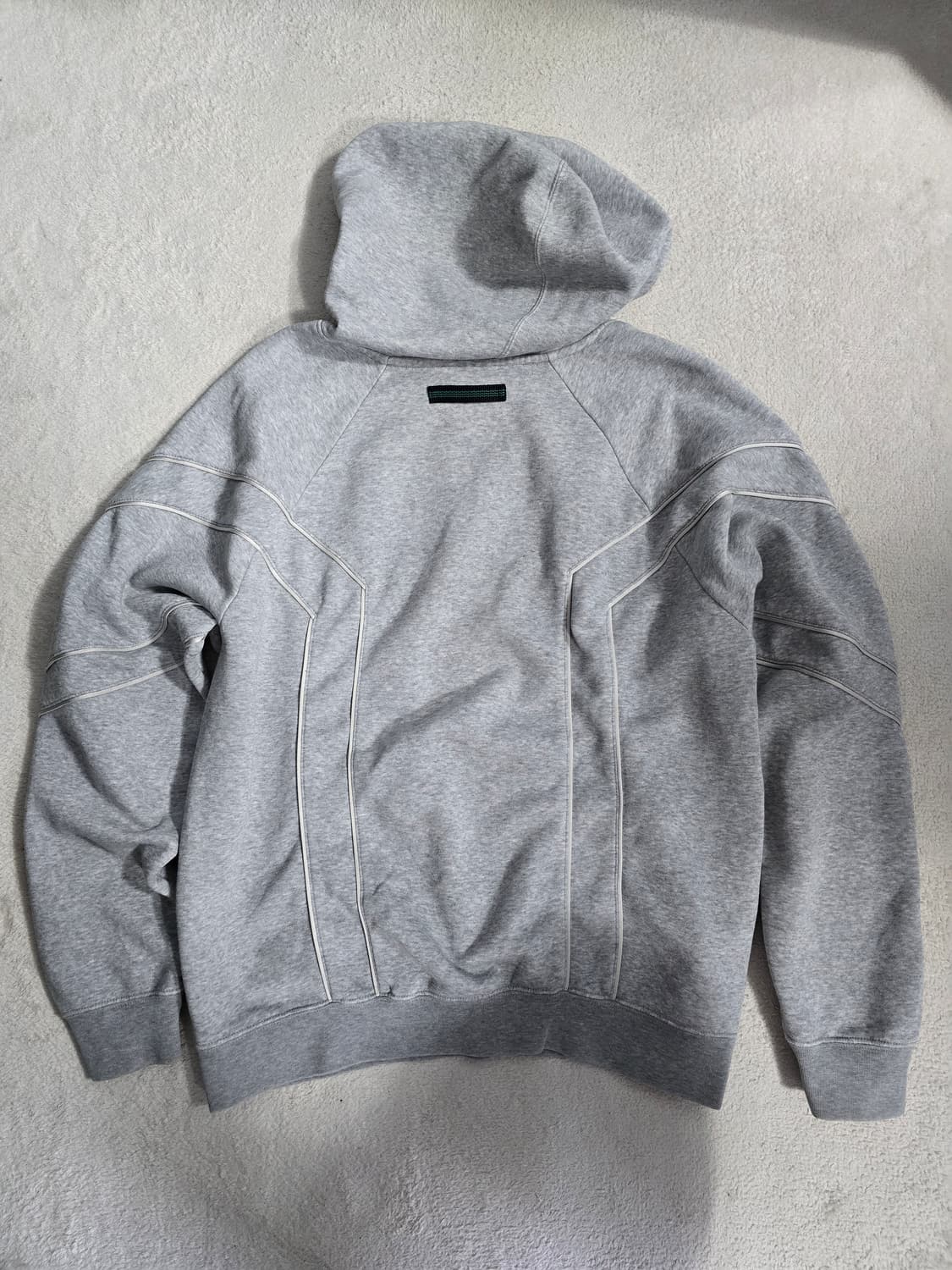 아디다스 Adidas 그레이 중앙로고 신형 후드티 2XL 상품이미지5