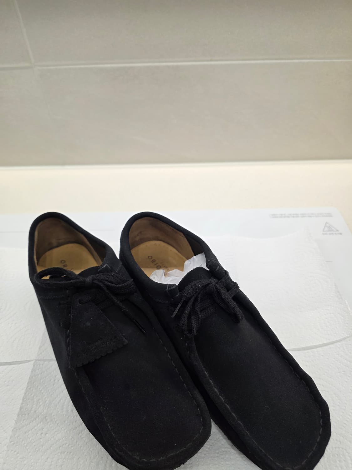 클락스 왈라비 블랙 스웨이드 265-270 상품이미지6