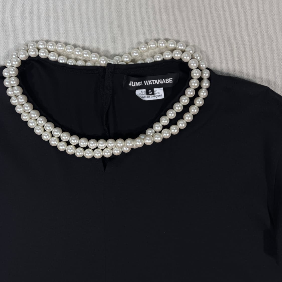 Pearl Neck Tunic T-Shirt 상품이미지4