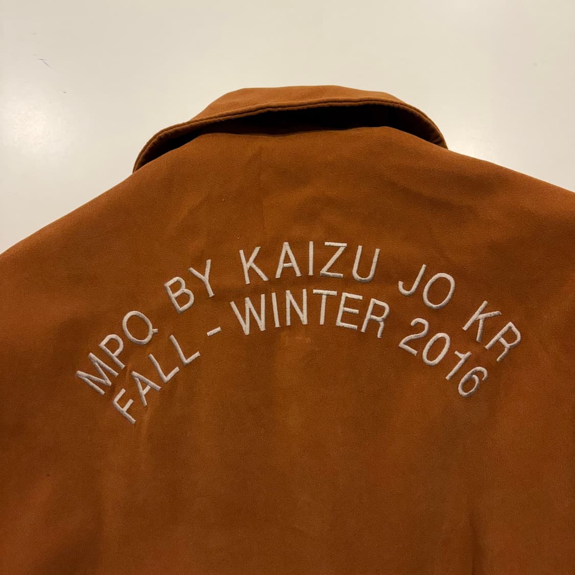 MPQ 엠피큐 리버시블 드래곤 자수 브라운 스카쟌 자켓 D469 상품이미지10