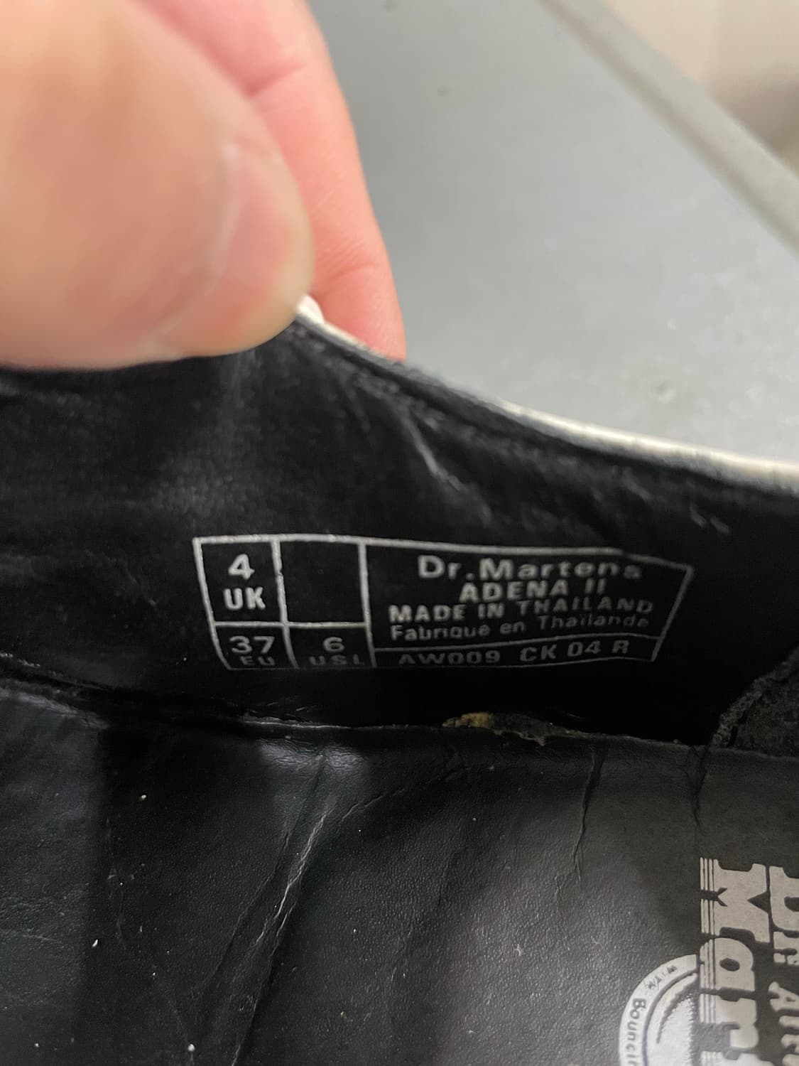 닥터마틴 아데나 2 블랙 앤 화이트 UK4 상품이미지8