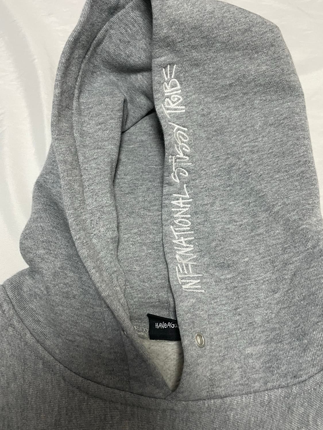 스투시 빅로고 인터네셔널 후드티셔츠 상품이미지3